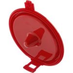 Deckel Dust box lid, tornado red, with printing Bosch 12032259 für Staubsauger