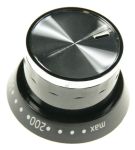 Kochfeldknebel Weiß für Ofen Beko C00911471 Drehknopf