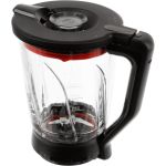 Mixbehälter Glasaufsatz mit Messer Deckel Bosch 11045253 für Standmixer