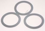 Sockeldichtung Kenwood KW650544 für Küchenmaschine 3 Stück Delonghi