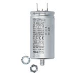 Kondensator 14µF 420V HYDRA AEG12182MB mit Steckfahnen Befestigungsschraube