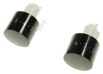 Knebel Energieregler schwarz für Ofen Electrolux 140056184058 Drehknopf Regelung