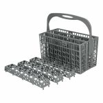 Besteckkorb grau für Geschirrspüler Küppersbusch 436843 teilbar, 60cm