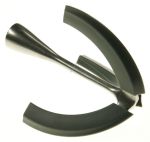 Flachrührer mit Flexkanten für Küchenmaschine & Mixer Smeg 690074302 Für Cremes, Teige