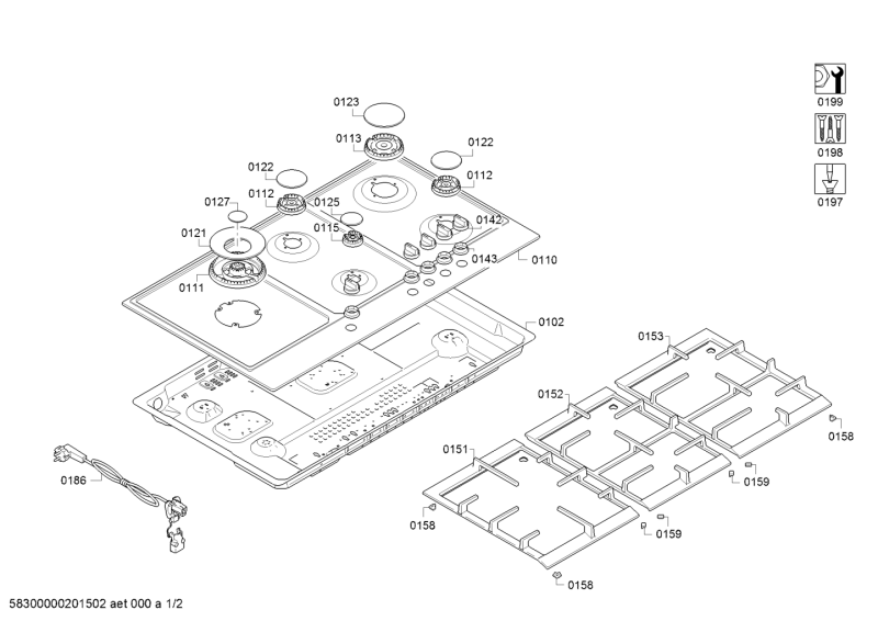 Ersatzteile_MS_90F_4G_2B1W_FLAG_5kW_SIEMENS_SV_EC9A5SB90_2F01_Bild_1