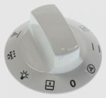 Knebel für Ofen Electrolux AEG 5612263193 Funktionen, weiß