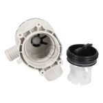 Ablaufpumpe Hisense HK1911126 WuXi Haoli mit Kopf Sieb für Waschmaschine