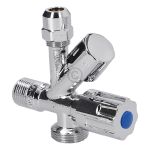 Kombi-Eckventil 1/2"x10mm mit Geräteanschluss KIRCHHOFF 98480090 KIRCHHOFF