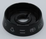 Ofen-Drehknopf Whirlpool 482000023440 schwarz, Kunststoff
