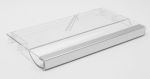 Gefrierfachklappenabdeckung für Kühlschrank Vestel 42327177 transparent, Frontblende