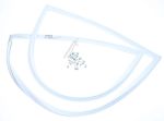 Magnettürdichtung für Kühlschrank Liebherr 710916500 weiß, Montagematerial