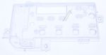 Lichtleiter-Modul AEG Waschmaschine 140117897029 Displaybeleuchtung