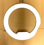 Bullaugenrahmen für Waschmaschine Haier 70059734 außen weiß robust