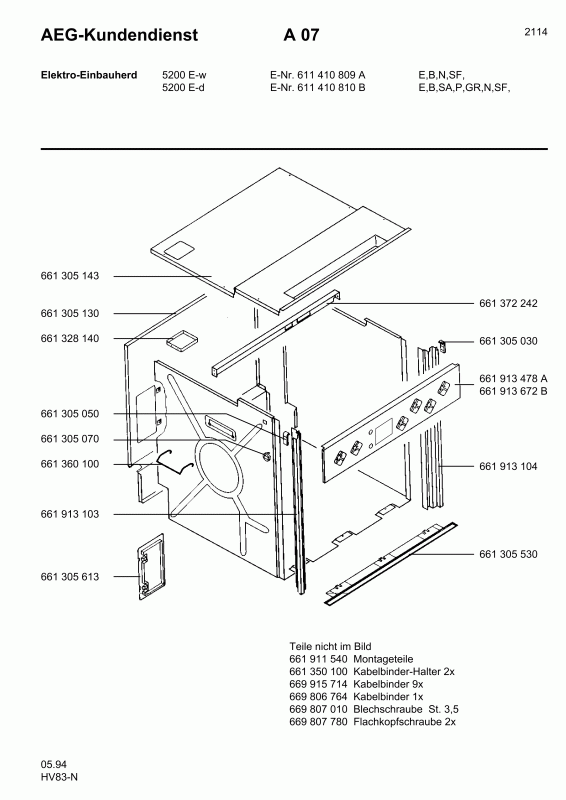 Ersatzteile_Competence_5200_E_W_NL_GR_FB_61141080900_Bild_1