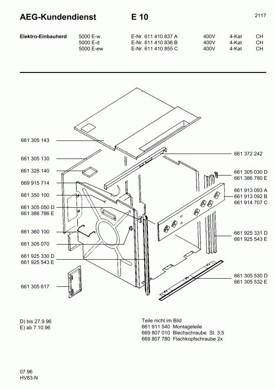 Ersatzteile_Competence_5000_E_W_CH_61141083700_Bild_1