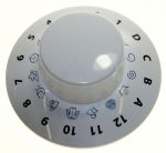 Timer-Drehknopf für Whirlpool Waschmaschine 482000030860 weiß