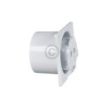 Wohnraumventilator 100erR weiß mit Kugellager Feuchtesensor für Wand Decke Bad Toilette etc