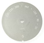 Thermostatscheibe für Smeg Ofen 762773605 Blendring