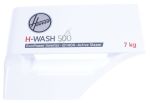 Waschmittelkastenblende für Waschmaschine Candy Hoover 70009291 Abdeckung Spülfach