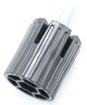 Kühlschrankfuß Electrolux AEG 4055516688 verstellbar, schwarz, 52x30mm