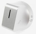 Kochfeld-Einstellknopf, silberfarben (3550377240)