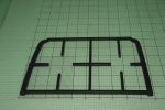 Rippenplate rechts 2mm h6mm 618 Amica 8075314 für Herd Amica