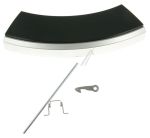 Türgriff-Kit für Indesit Kühlschrank 488000345280 Kühlschrank-Türgriff