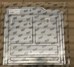 Ofen-Deckeldichtung für Hisense/Gorenje 782289 Bio-Glaskeramikfeld-Dichtung
