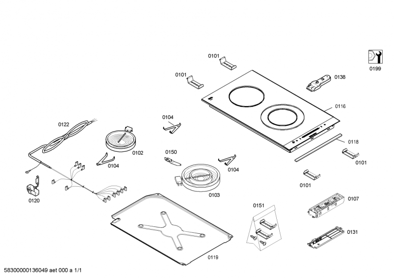 Ersatzteile_ENC.ET375MF11E_2E_C30TC_IH5_R_SE_ET375MF11E_2F01_Bild_1