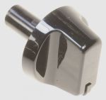 Brennerknopf für Indesit Ofen 482000032188 schwarz, Gas