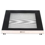 Türglas-Komplettsatz für Küchenmaschine Whirlpool 481010909918 Glas, Träger, Rahmen