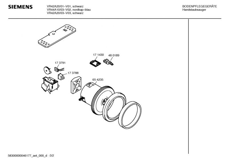 Ersatzteile_Converto_Clever_26Clean_1400W_VR44A10_2F03_Bild_2
