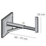 Wandwinkelhalter WWH 50/75