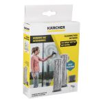 Mikrofaser-Wischbezug Outdoor für Akku-Fenstersauger, 2 Stück + Schmutzkratzer