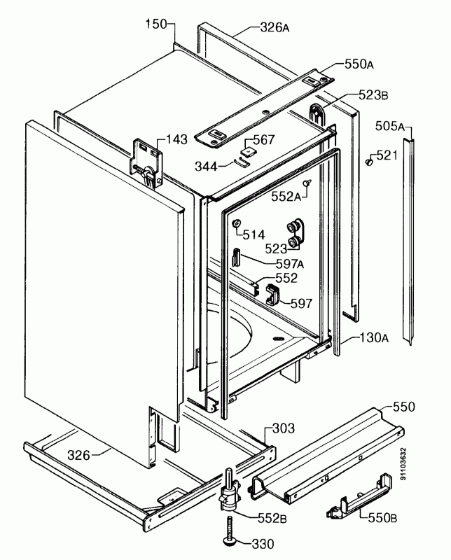 Ersatzteile_ESI420W_91172106700_Bild_1