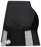 Glasabdeckung für Dunstabzugshaube Whirlpool Indesit 482000026849 Kit Schwarz