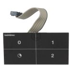 Bedienmodul mit Bedienfolie GAGGENAU 00601925 für Herd