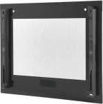 Frontglasscheibe für 60cm Geräte; Farbe:schwarz;Edelstahl 00776112