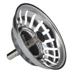 Siebkörbchen 79mmØ Blanco 125590 mit Hubstange 8x34mm für Siebkorbventil