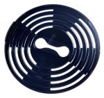 Tropfschalenabdeckung CP0400/01 für Kaffeemaschine Philips Saeco 422224775786 Gitter tiefschwarz