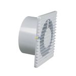 Wohnraumventilator 125erR weiß mit Timer für Wand Bad Toilette 10031634