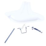 Waschmaschinentürgriff Bauknecht 481231028224 Kunststoff weiß