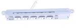 Bedientastensatz für Dunstabzugshaube Whirlpool/Indesit 488000633218 ks-o silber 4v