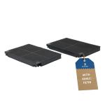Kohlefilter Set passend für AEG 9029800621 EFF55 BLUPARTS in Dunstabzugshaube