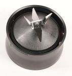 Messer mit Träger für Küchenmaschine Mixer Bosch Siemens 10039416 schwarz für Flasche To Go