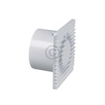 Wohnraumventilator 100erR weiß mit Timer für Wand Bad Toilette