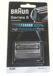 Scherkopfkassette 52B für Braun Rasierer 81384829 Series 5, schwarz