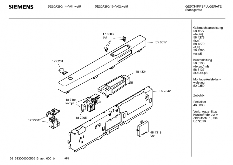 Ersatzteile_HiSense_SE20A290_2F16_Bild_1
