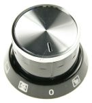 Beko-Ofen-Ventil 250316462 C00893666 Schwarz Knebelhahn