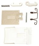 Türgriff-Set weiß für Waschmaschine Whirlpool 481949869162 Kunststoff